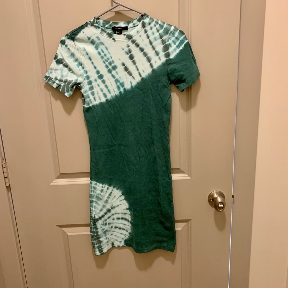 Tie dye t-shirt dress